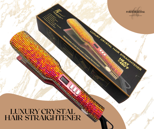 Luxe Crystal Flat Iron